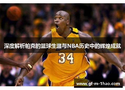 深度解析帕克的篮球生涯与NBA历史中的辉煌成就